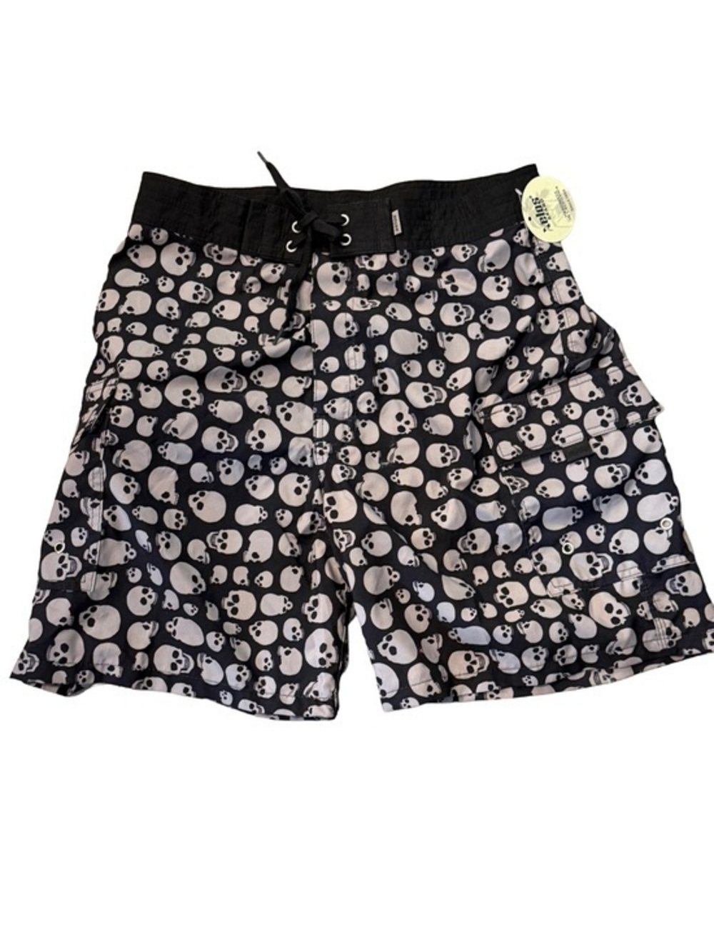 Xelos Men’s NON-Elastic Waist Board Shorts | Mid Length 32